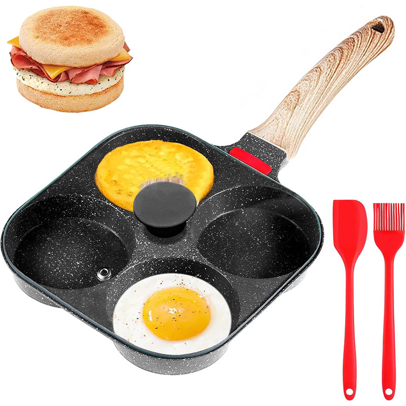 Egg Waffle Pan - Padella per uova approfondita con coperchio