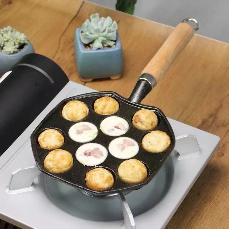 Cottura Takoyaki Pan 14 fori r - Cast Iron Corn recensione e prezzo