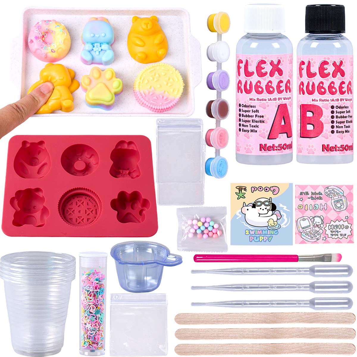 Kit per Creare Squishy Taba, S - Donut Mold Silicone recensione e prezzo