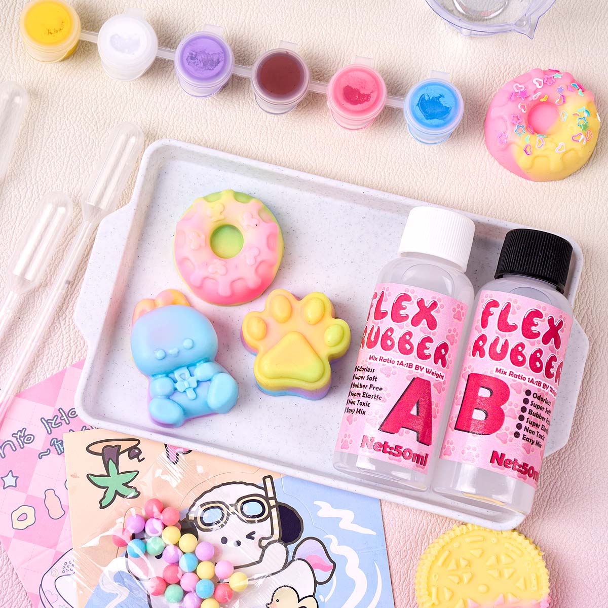 Kit per Creare Squishy Taba, S - Donut Mold Silicone recensione e prezzo