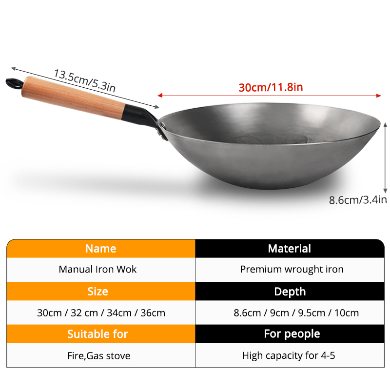 Cinese ferro Wok fatto a mano  - Cast Iron Corn recensione e prezzo