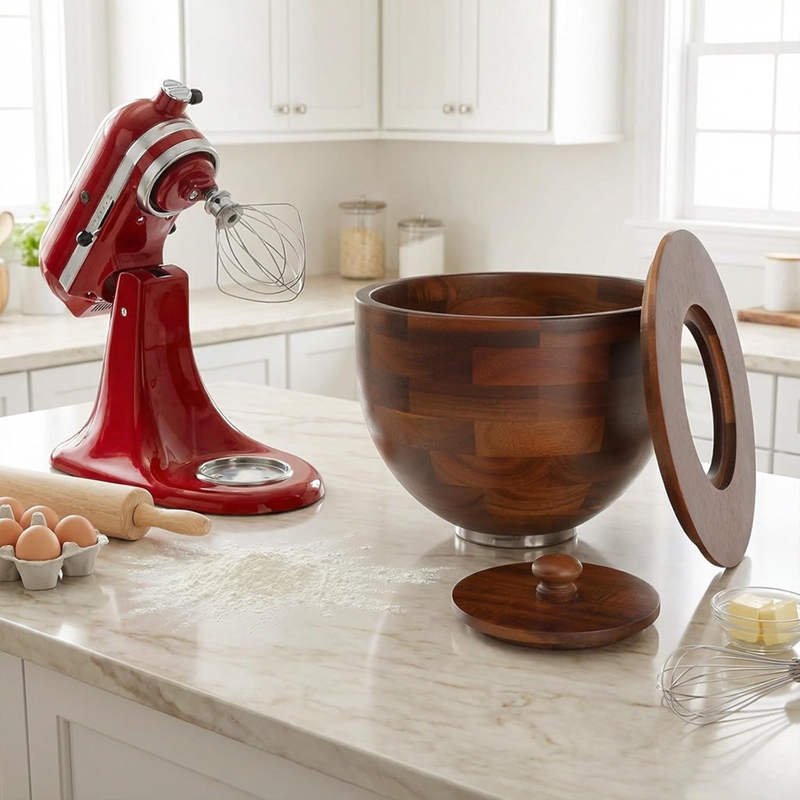 ◉ Ciotola in Legno per Mixer d - Kitchenaid Mixer Hand Mixer recensione e prezzo